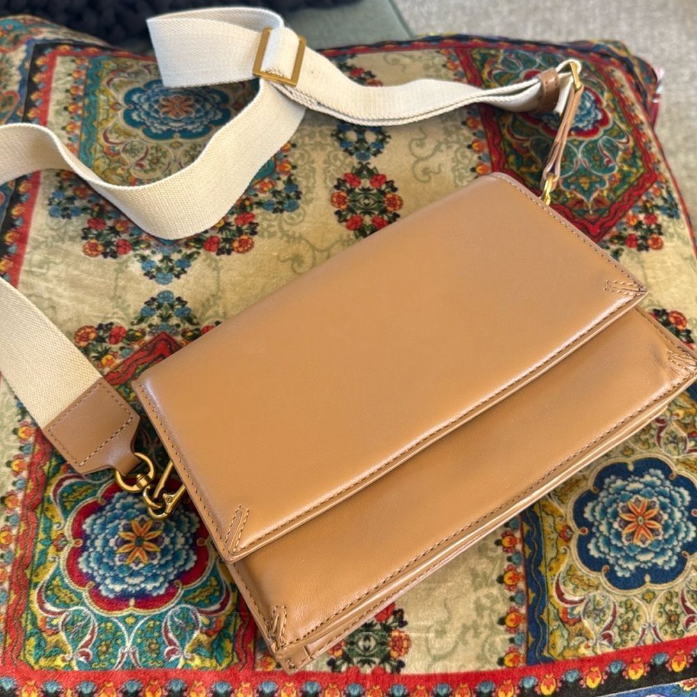 Zara Tan Crossbody Bag